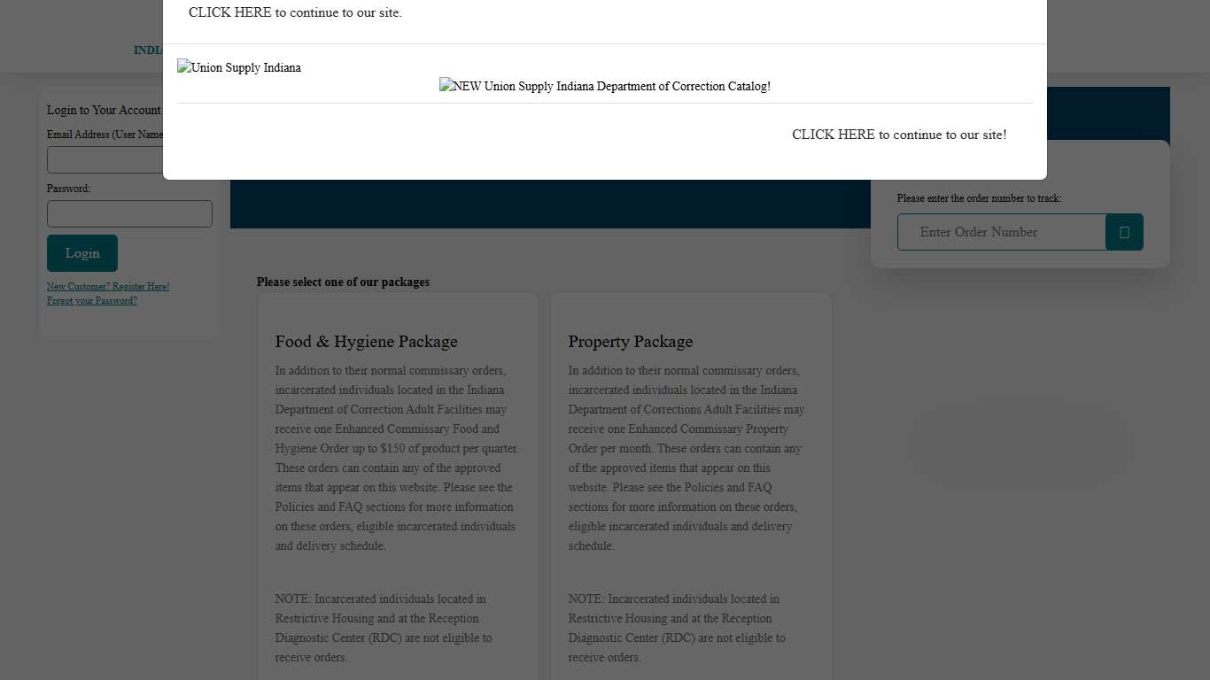 Union Supply Direct - Indiana Inmate Package - Home